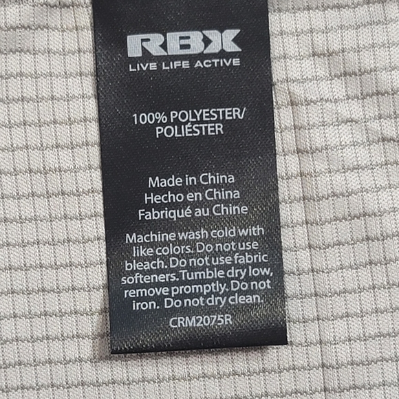 RBX Xtrain Performance ATHLETIC GRAY SHIRT Round NECK MEN'S SIZE L - Picture 10 of 13